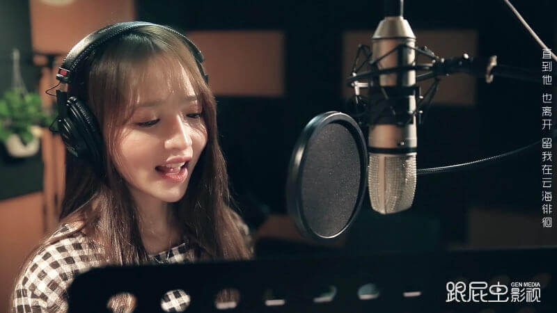 音樂MV棚內錄制 《揮著翅膀的女孩》宣傳視頻