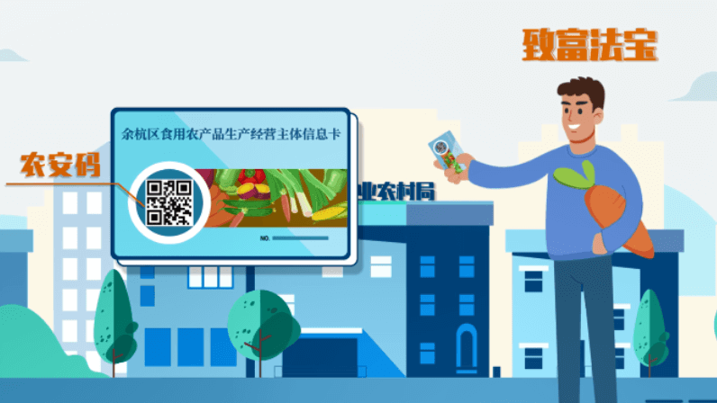 余杭區農安碼信息卡功能介紹動畫宣傳片